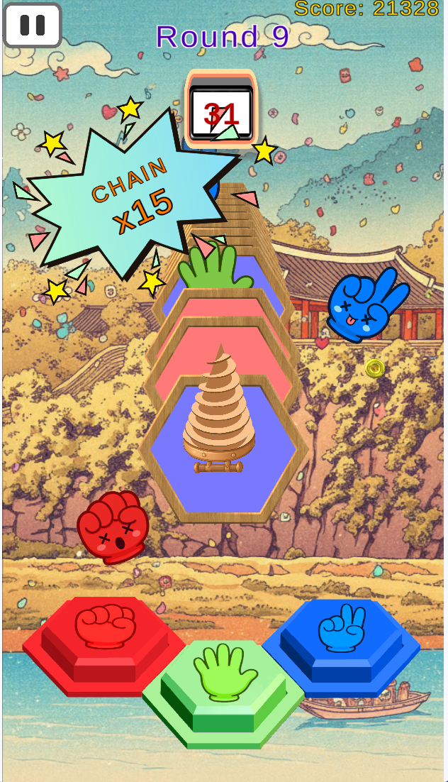 Jan Ken Panic — Gameplay